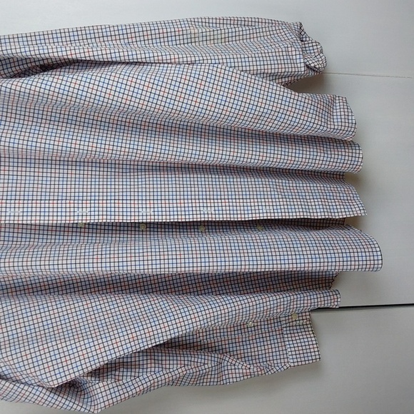 Ralph Lauren Mens Red,white,Blue Checked Dress Shirt Preppy Sz.4XLT - Picture 3 of 9